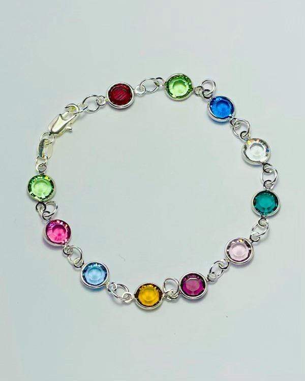styleinshop Bracelets-Swarovski Rainbow Swarovki Crystal Bracelet