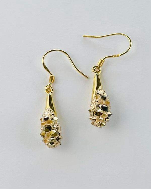 styleinshop Earrings-Swarovski Shimmer, Swarovski Crystal  pave Earrings