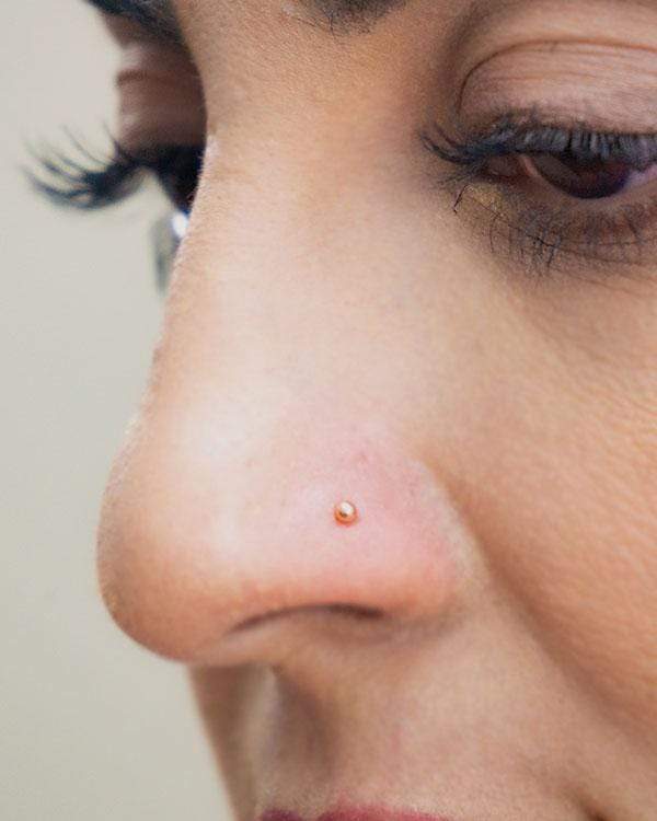 styleinshop Nose-Pins Tiny-Small Ball Nose Pin, Nose Stud
